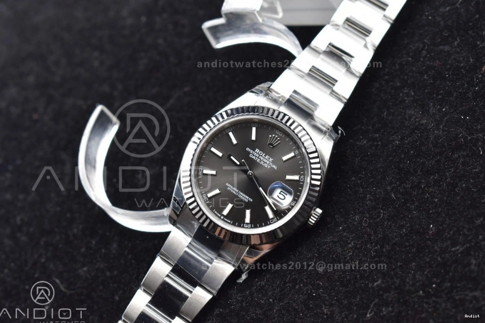 on Best Edition DateJust SS Bracelet VSF Oyster Dial 904L VS3235 Grey 1:1 41 126334 0314